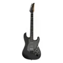 Guitarra Seizi Fun Katana Musashi HSS Superstrato All Black Sparkle Satin Com Bag