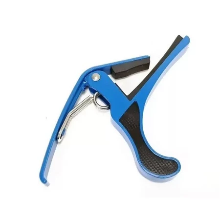 [26121] Abraçadeira Violao MXT MC-28G Aluminio Azul Capotraste