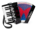 Acordeon 8 Baixos Infantil Stage AC178BK 17 Teclas Preto