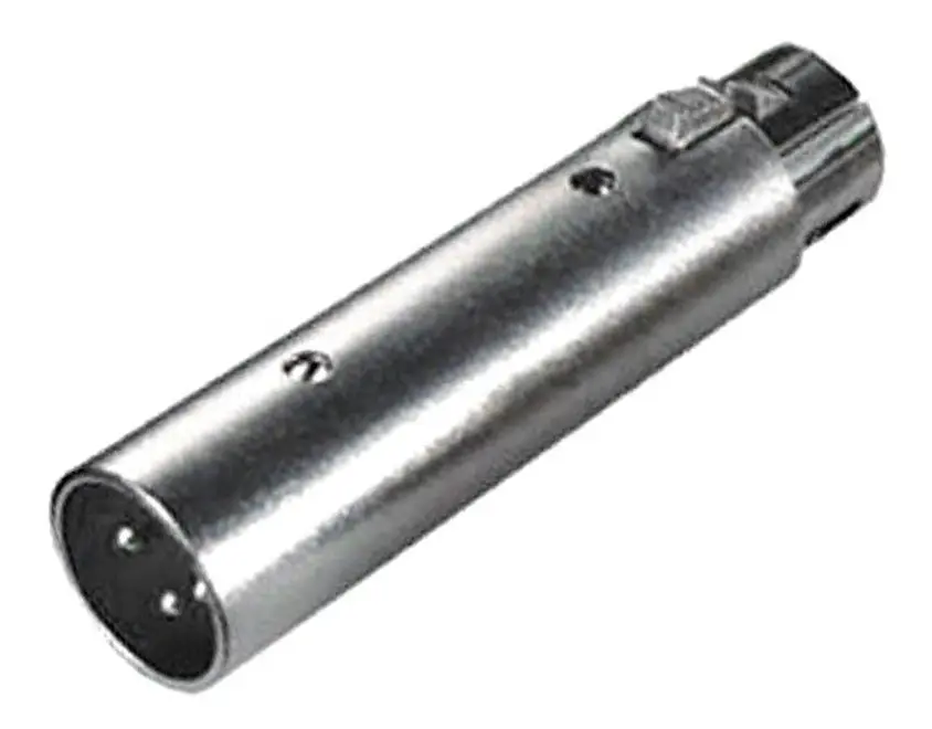 Plug Adaptador Ent 1 Cannon Macho Sai 1 Cannon Femea