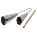 Agogo Spanking Duplo Pequeno Pintado Cromado