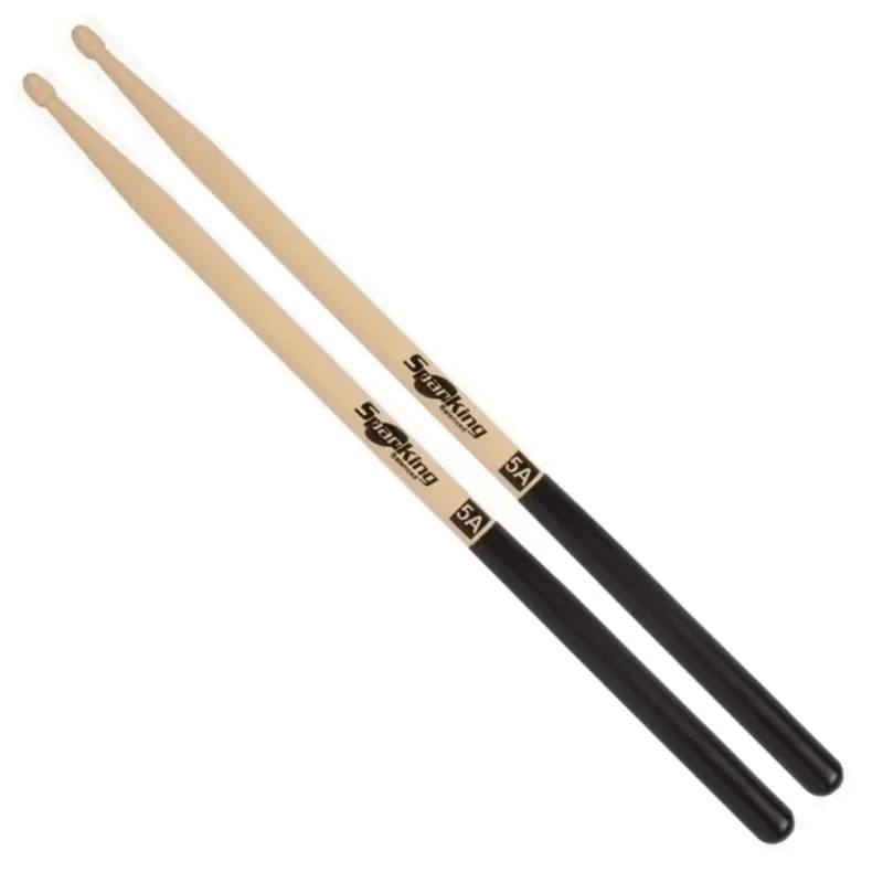 [25844] Baqueta Spanking 5A Ponta de Madeira Natural Hickory