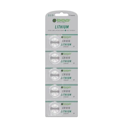 Bateria 3v Bap CR 1616 Lithium
