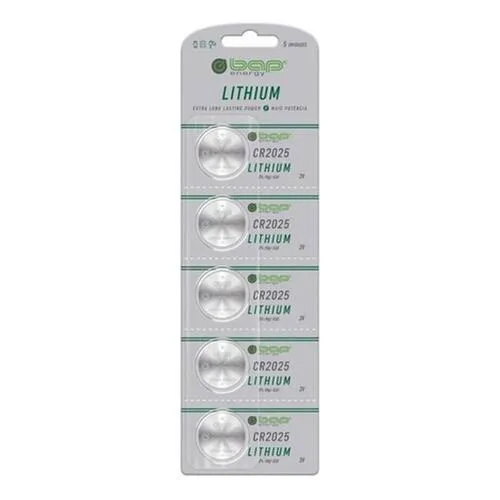 Bateria 3v Bap CR 2025 Lithium Power