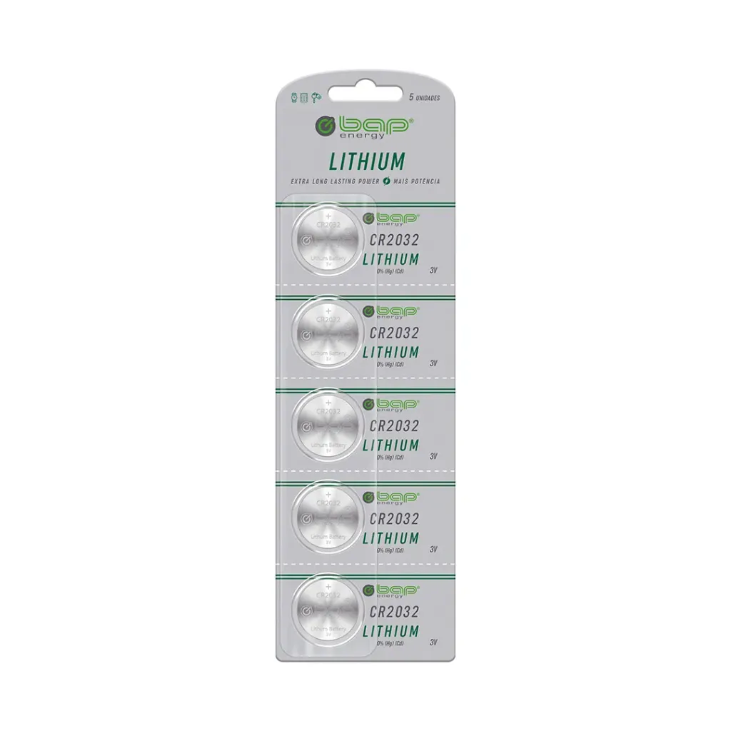 Bateria 3v Bap CR 2032 Lithium Power