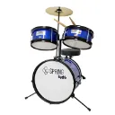 Bateria Acustica Spring Kids SPK15 Azul Infantil