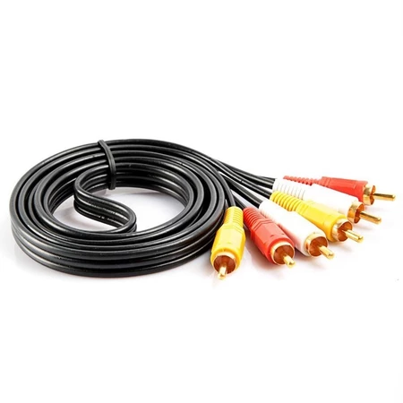 Cabo MXT 3Rcax3Rca 2m Dourado Chip SCe 1023