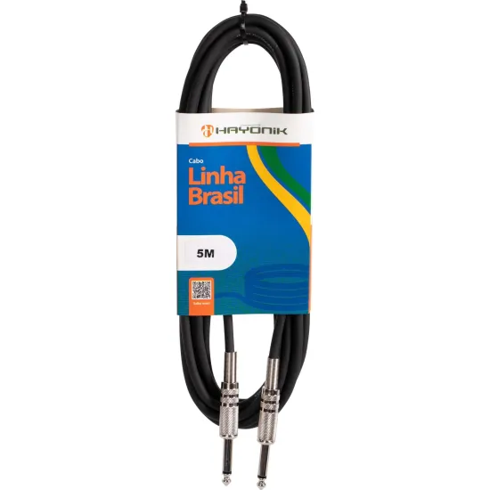 Cabo Hayonik P10xP10 5m Emborrachado Linha Brasil 74554