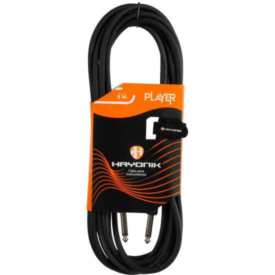 [25746] Cabo Hayonik P10xP10 5m Emborrachado Injetado Preto 81884