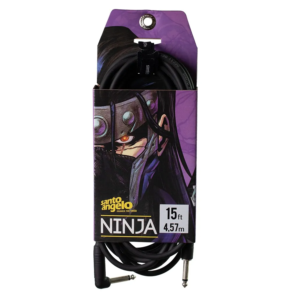 Cabo Santo Angelo XLRFxP10 Ninja 15ft 4,57m Preto