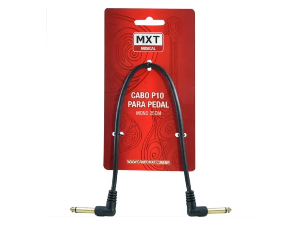 [25712] Cabo MXT P10LxP10L 25cm Pedal Preto 8.1.72