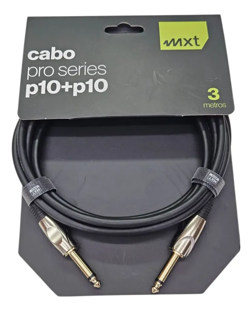 Cabo MXT P10xP10 3m Pro Series Emborrachado 8.1.102