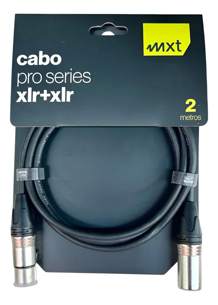 [26325] Cabo MXT XLRMxXLRF 2m Pro Series Emborrachado 8.1.116