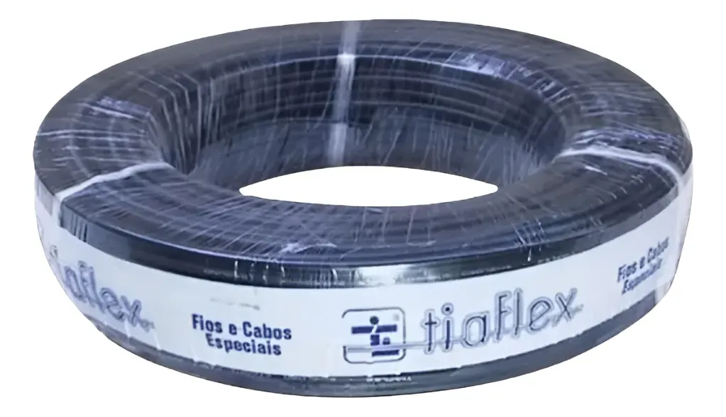 Cabo Tiaflex 2x0,22 Microfone Stereo Bobina TX22 6622-22
