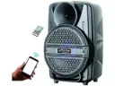 Caixa Ativa Master Voice MV-08 8P Com Bateria Bluetooth USB Cartao SD Radio FM Controle Remoto