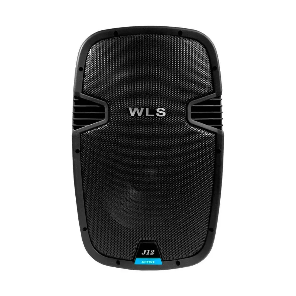 Caixa Ativa WLS J12PRO 12P 200 Watts 8 Ohms Controle Remoto FM USB SD Card Bluetooth