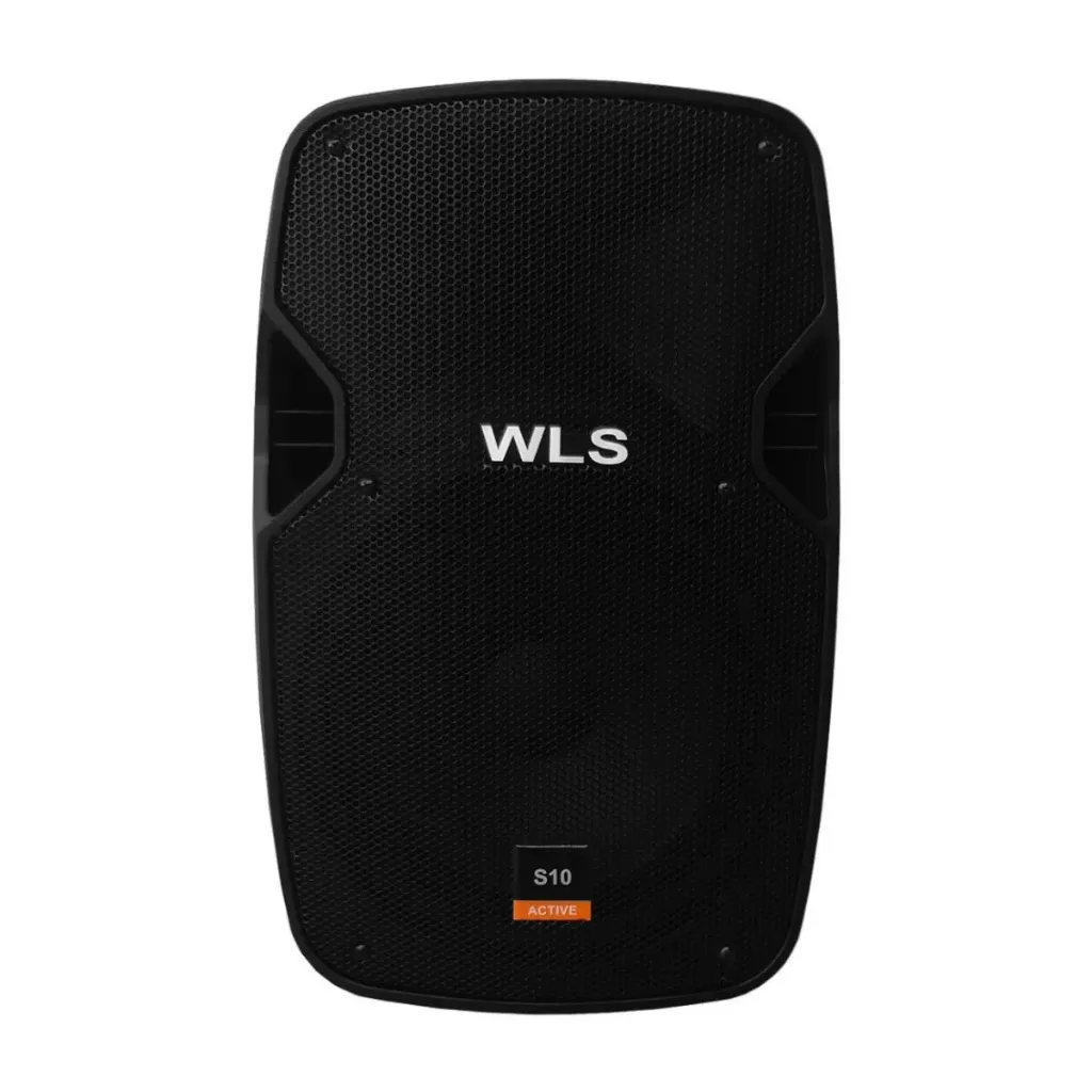 [24781] Caixa Ativa WLS S10 10P 100 Watts 8 Ohms Controle Remoto FM USB SD Card Bluetooth