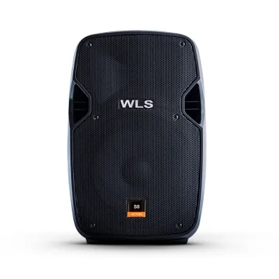 Caixa Ativa WLS S8 8P 80 W 8 Ohms Controle Remoto FM USB SD Card Bluetooth