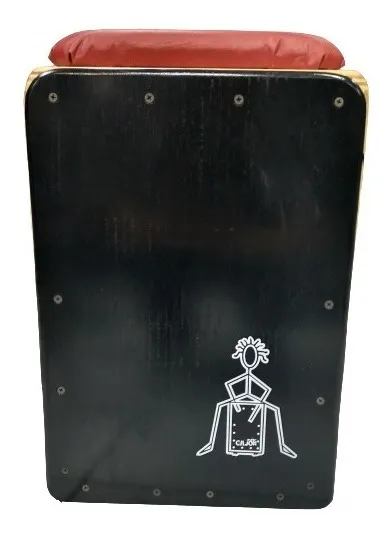 [26215] Cajon Alle ES37 Inclinado Eletroacustico Preto