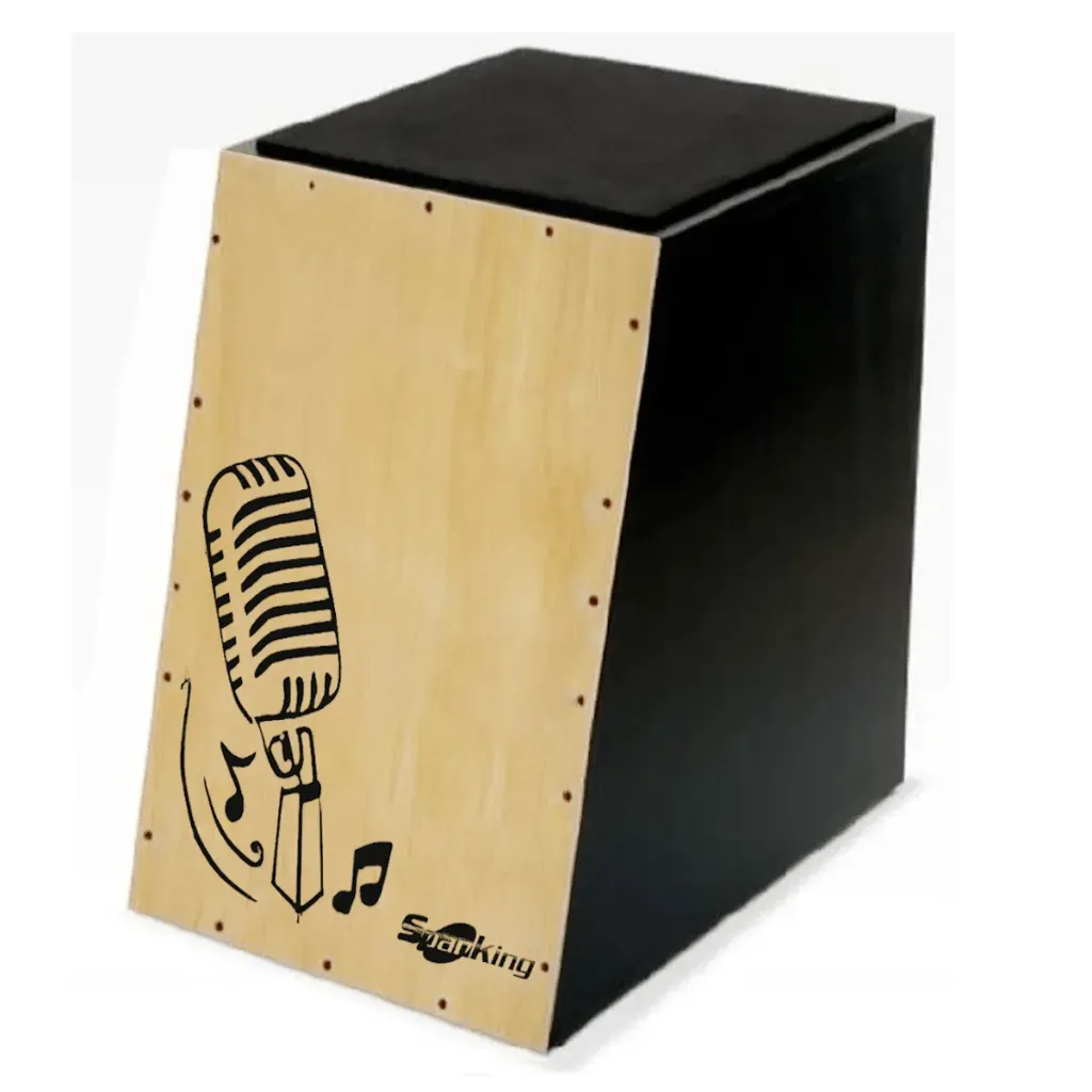 [26304] Cajon Spanking STD Eletroacustico Captaçao Simples Microfone