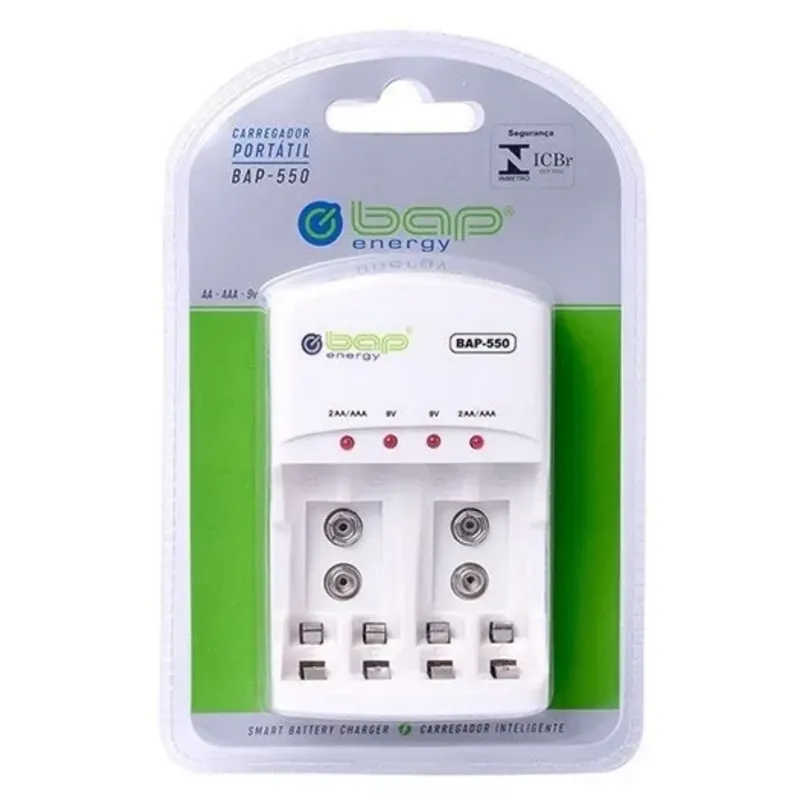 Carregador Bateria BAP-550 Sem Pilha