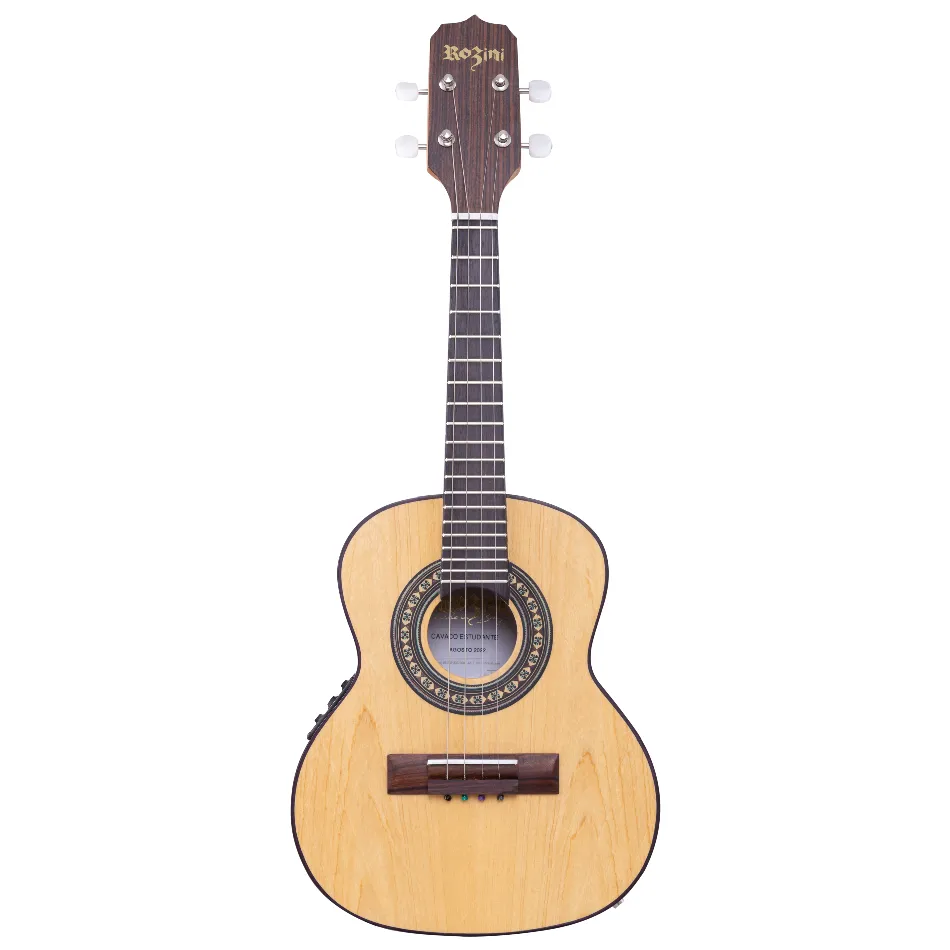 [15160] Cavaquinho Rozini RC09.EGC.F.1 Estudante Eletroacustico Natural Fosco