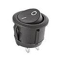 [24722] Chave Liga/Desliga Botoeira Preta 2 Polos KCD1-105 16.1.270 9635