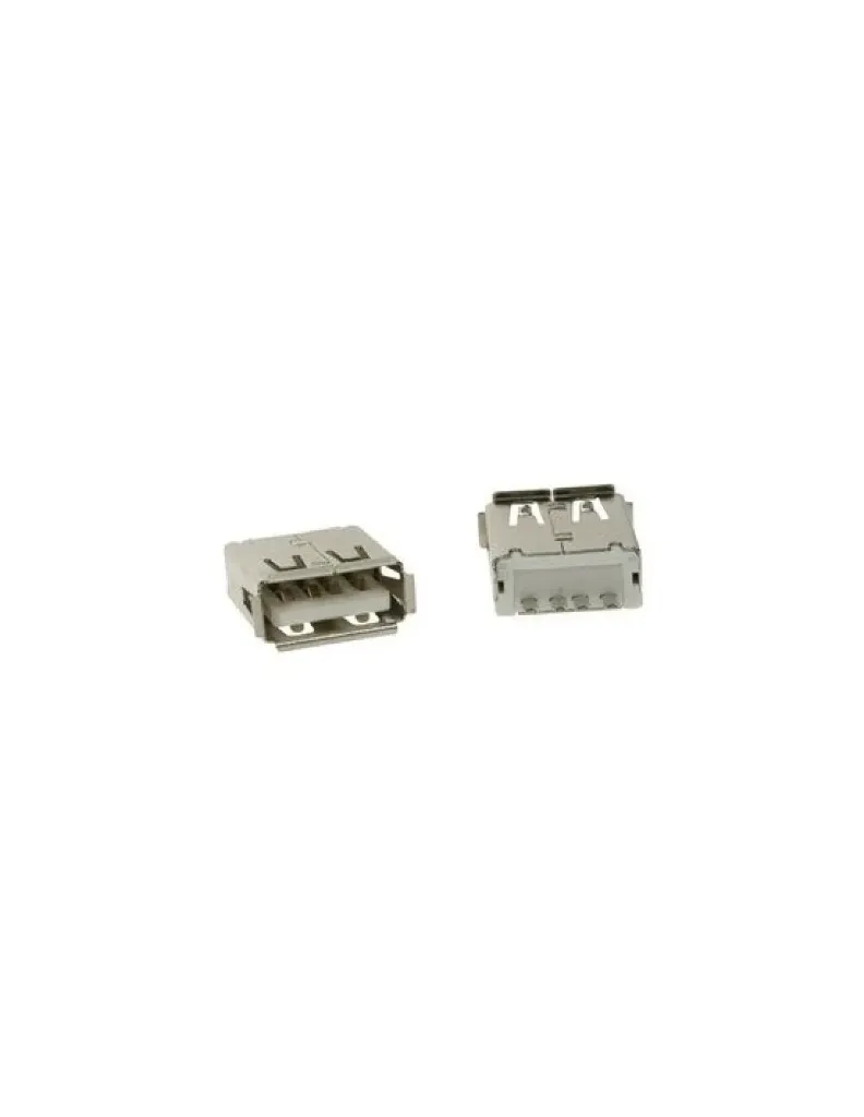 [25205] Conector USB Femea 180 Graus 11457