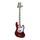Contrabaixo Shelter SHJB755PRO 5 Cordas Passivo Jazz Bass Basswood Wilkinson Vermelho