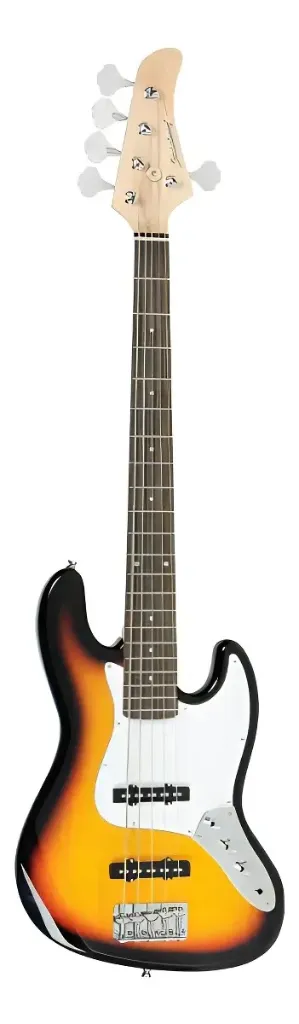 [26150] Contrabaixo Strinberg JBS45 SB 5 Cordas Jazz Bass Sunburst