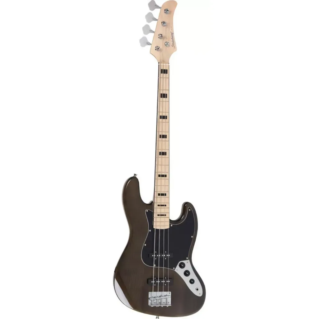 [25515] Contrabaixo Strinberg JBS50 TBK 4 Cordas Passivo Jazz Bass Transparent Black