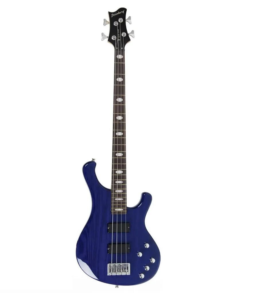 Contrabaixo Strinberg SAB440 TBL 4 Cordas Ativo Tansparent Blue