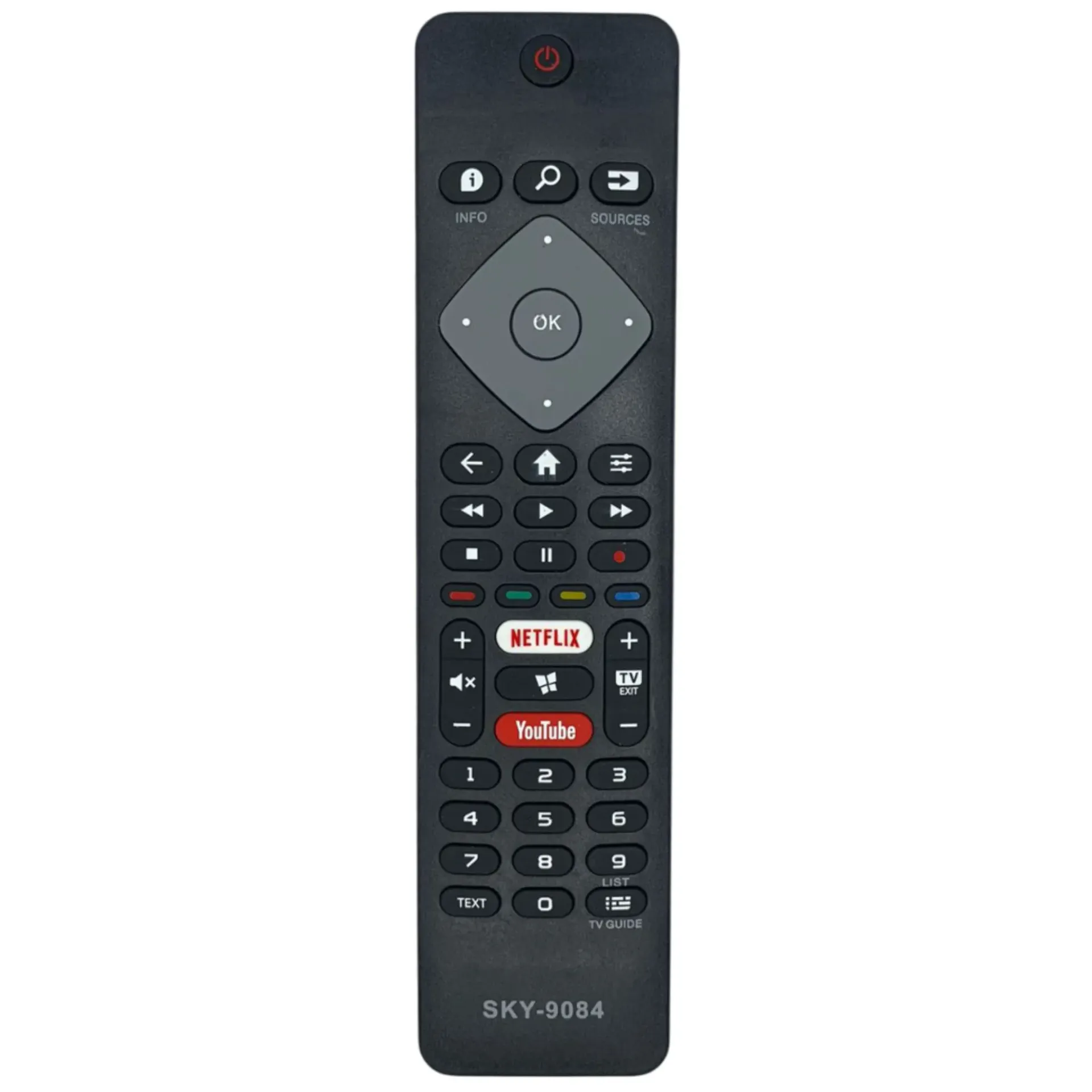 Controle Remoto TV Philips Smart Netflix e Youtube SKY-9084