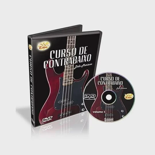 Dvd Videoaula Curso de Contrabaixo Dido Mariano Volume 1 CCB1