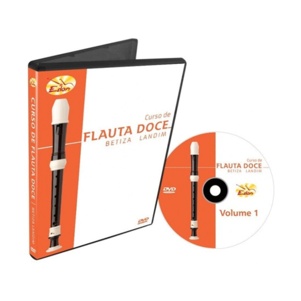 [22519] Dvd Videoaula Curso de Flauta Doce Betiza Landim Volume 1 CFD1