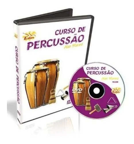 Dvd Videoaula Curso de Percussão Alex Mororó Volume 2 CPC2