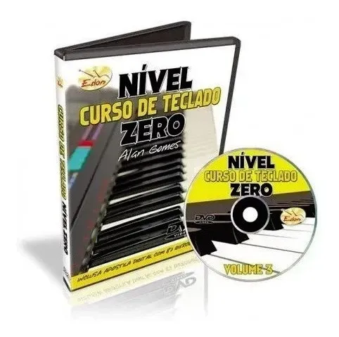 [22507] Dvd Videoaula Curso de Teclado Nivel Zero Alan Gomes Volume 5 CTNZ5