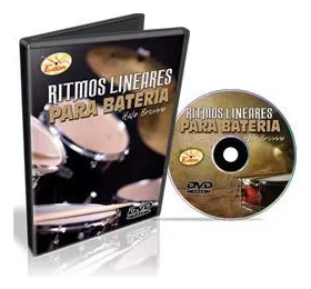 [22502] Dvd Videoaula Ritmos Lineares Para Bateria Italo Brunno RLB