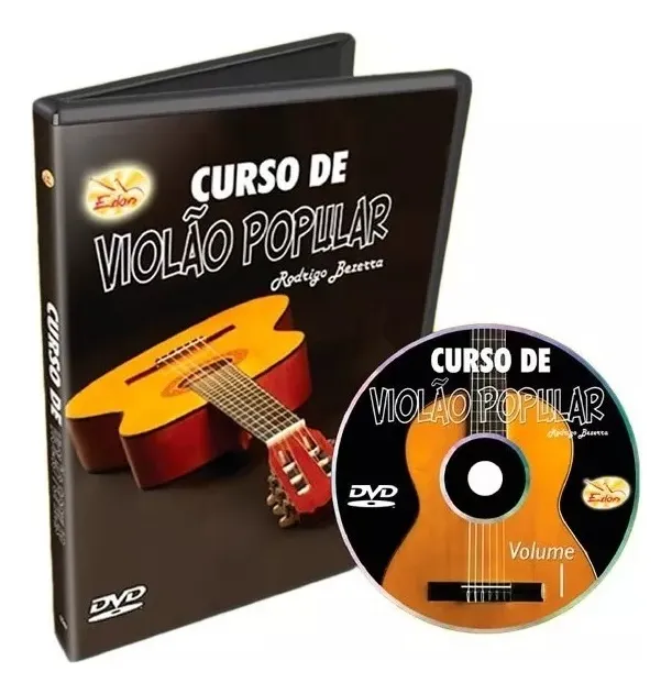 [22487] Dvd Videoaula Violao Popular Rodrigo Bezerra Volume 2 CVP2
