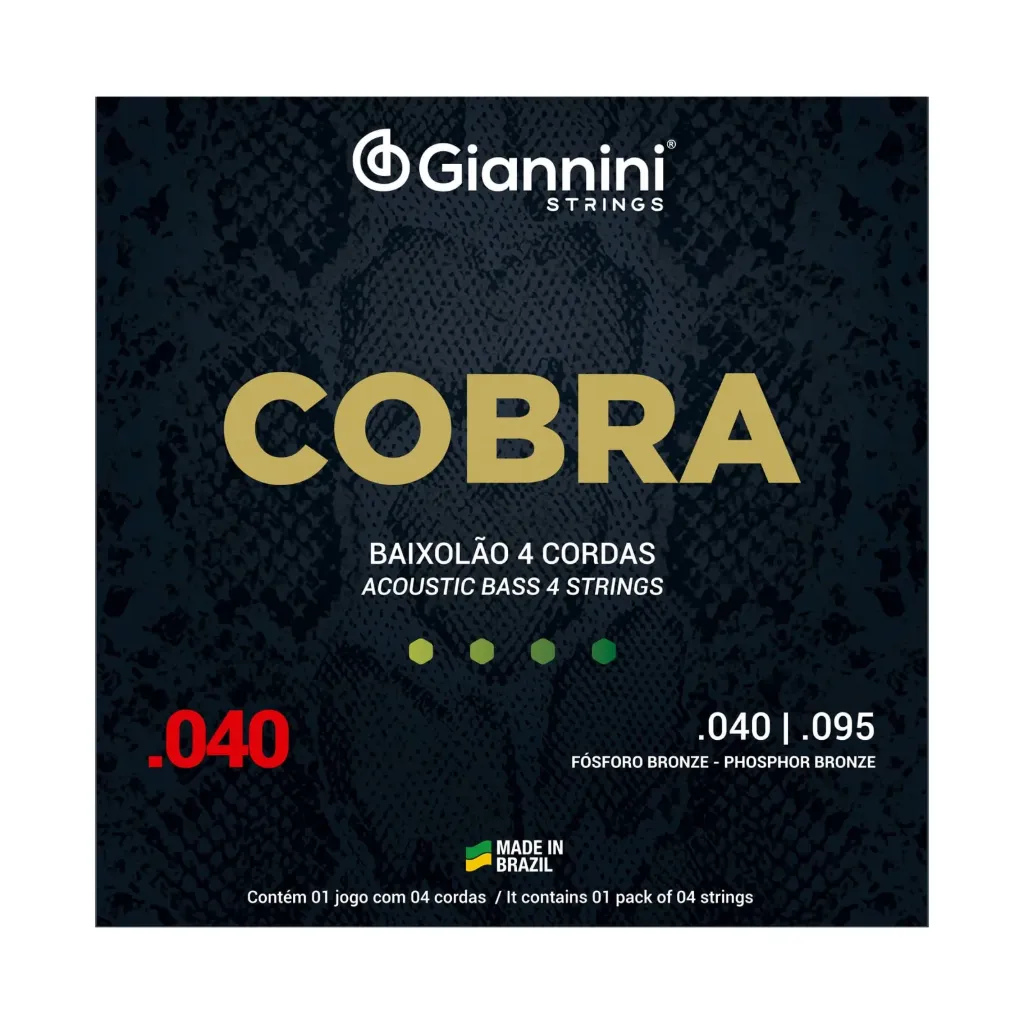 [24646] Encordoamento Baixolao Giannini Cobra GEEBALF 4 Cordas 040