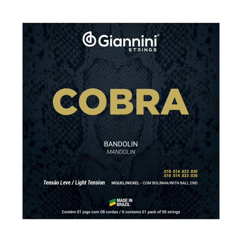 Encordoamento Bandolim Giannini Cobra GESBN Níquel Com Bolinha