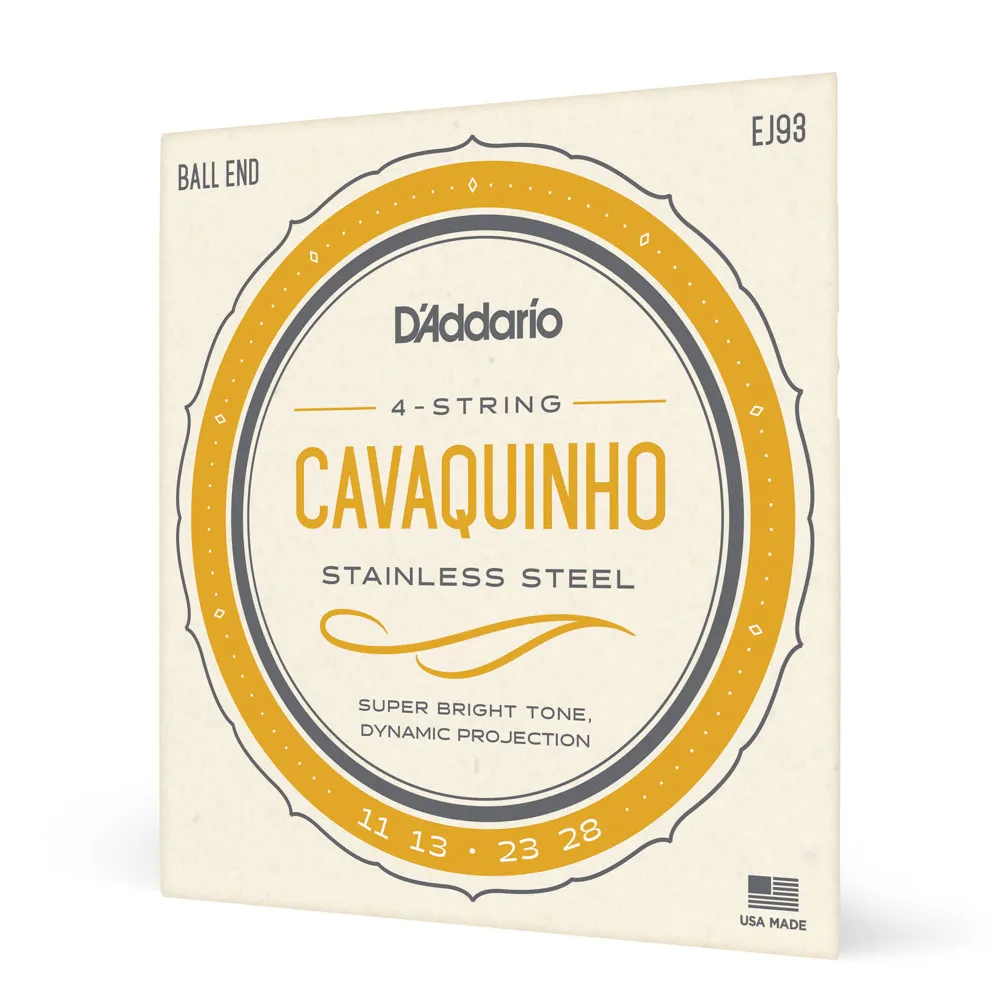 Encordoamento Cavaquinho Daddario EJ93 Tensao Media