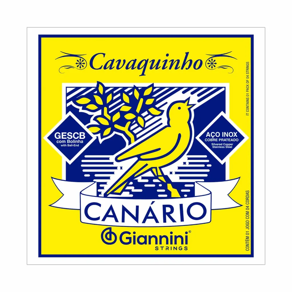 [14287] Encordoamento Cavaquinho Giannini Canario GESCB Media Com Bolinha