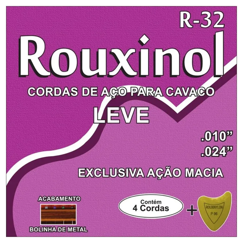 [24603] Encordoamento Cavaquinho Rouxinol R32 Leve