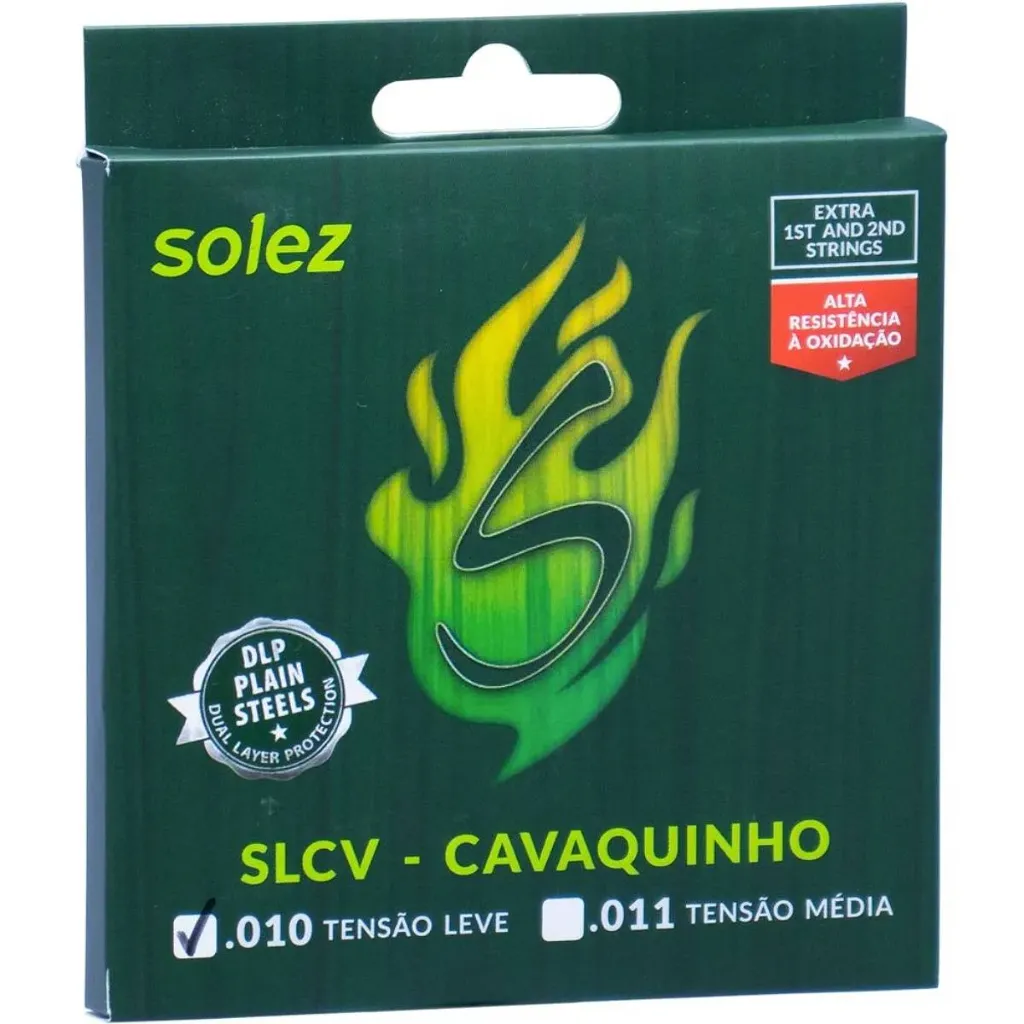 [25015] Encordoamento Cavaquinho Solez SLCV L 010 Leve