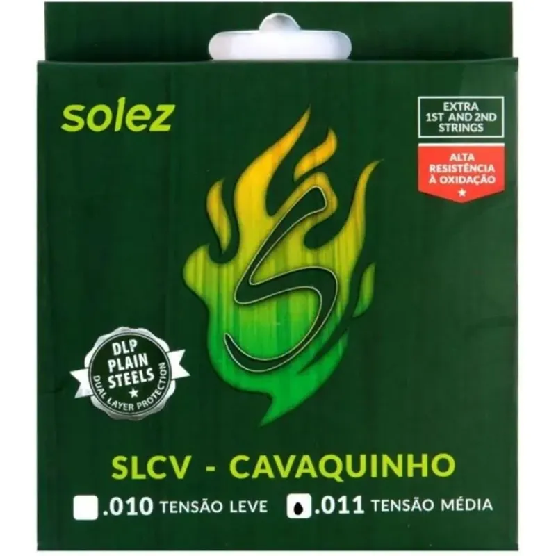 Encordoamento Cavaquinho Solez SLCV M 011 Media