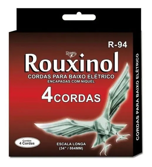 [6248] Encordoamento Contrabaixo Rouxinol R94 4 Cordas 043