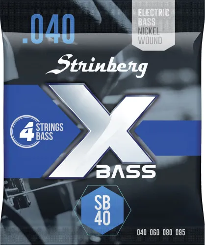 [25048] Encordoamento Contrabaixo Strinberg SB40 4 Cordas 040