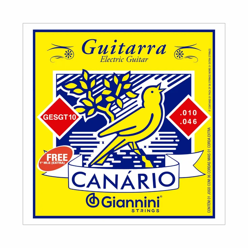 [20132] Encordoamento Guitarra Giannini Canario GESGT 010