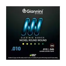 Encordoamento Guitarra Giannini GEEGST10 010 Niquel